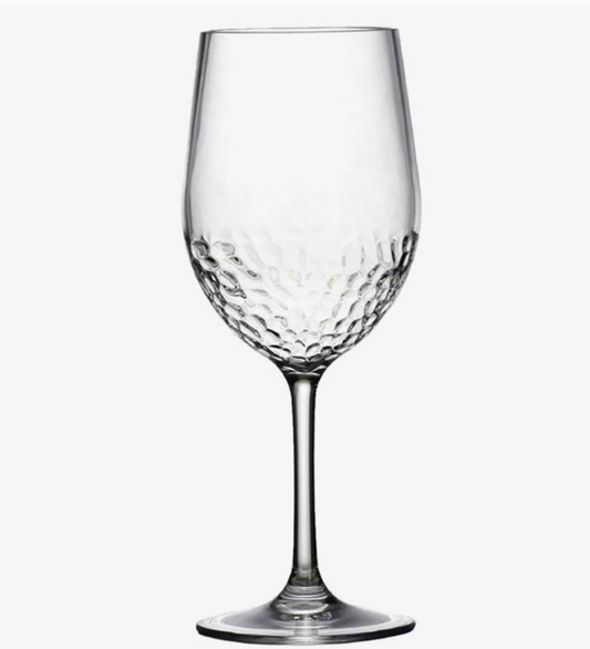 Aurora Hammered - 12 oz. Tritan Wine Glass (Set of 2)