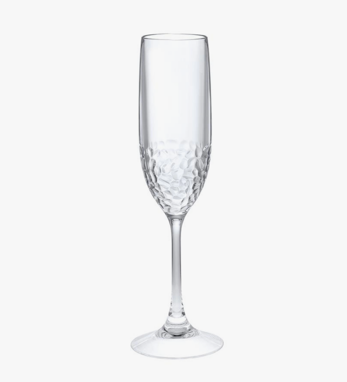 Eclipse Elegance - 6 oz. Hammered Champagne Flute (Set of 2)