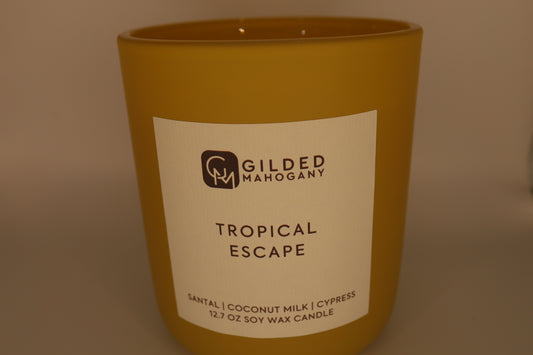 Tropical Escape Scented Candle – Santal, Coconut Milk & Cypress