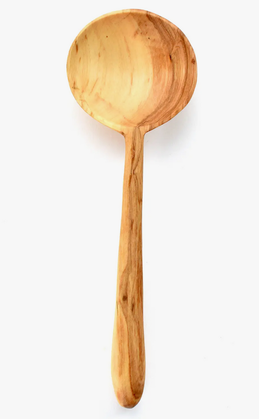 Kenyan Wild Olive Wood Casserole Shovel Spoon